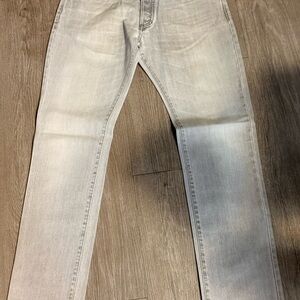 ❌SOLD❌Maison Martin Margiela Men's Light Gray Slim Jeans